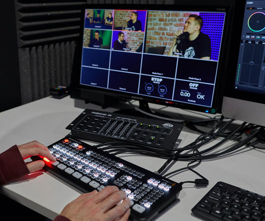 Full studio rental + podcast equipment included within the hourly rate.
